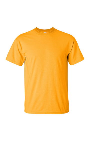 Gildan Mens Ultra Cotton Short Sleeve T-Shirt - Gold