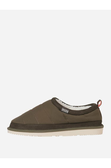 Olive Padded Mules