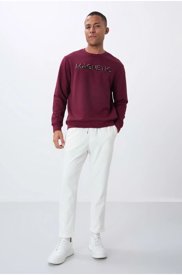 TOMMY Men's Printed Crew Neck Sweatshirt