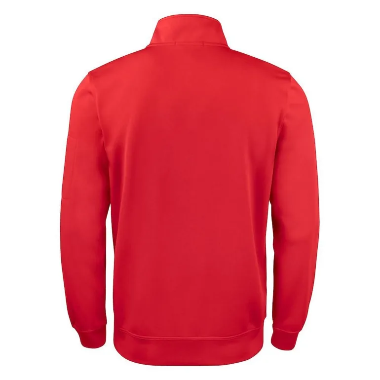 Clique  Basic Active Quarter Zip Sweatshirt - Red - 1