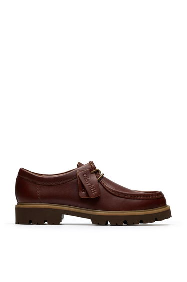 Cleyhill Seam Leather Lace-Up Shoe Brown