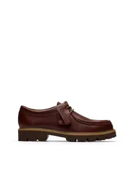 Cleyhill Seam Leather Lace-Up Shoe Brown