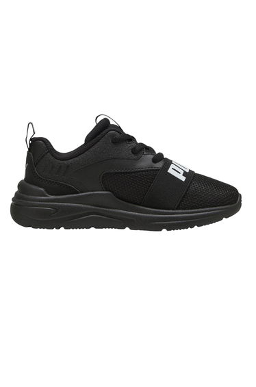 Puma Childrens/Kids Wired Run Softride Trainers - Triple Black