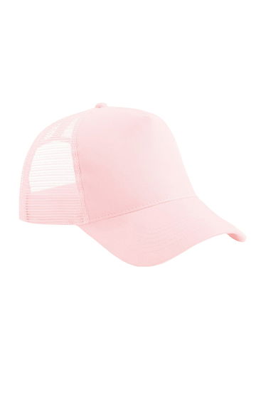 Beechfield Childrens/Kids Trucker Cap - Pastel Pink
