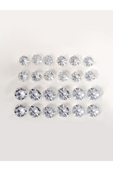 Set of 12 - Embellished Earrings