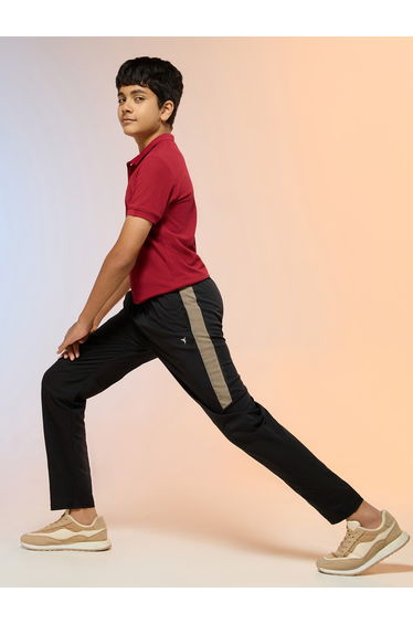 Boys Slim Fit Sports Track Pants with TS FLEXI