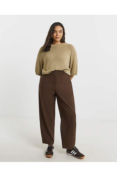 Simply Be Barrel Leg Trouser