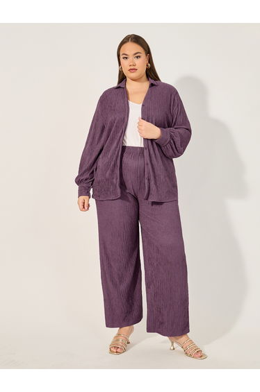 Solid Oversize Long Sleeve Shirt