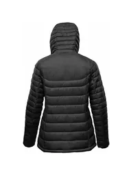 Stormtech Womens/Ladies Stavanger Thermal Padded Jacket - Black/Graphite Grey - 1