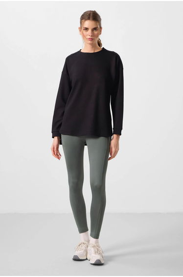 TOMMY Women's Long Ribbed Tunic Top