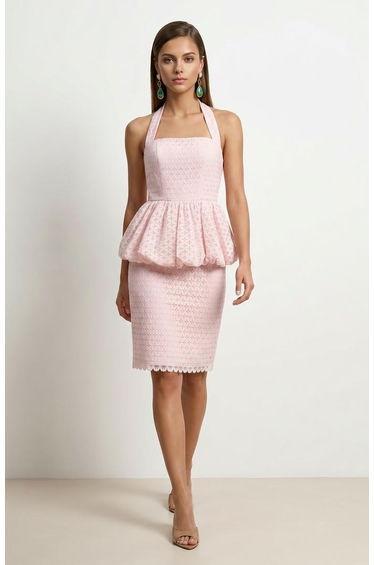 Pink Lace Skirt