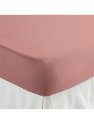 Scenario 35cm High 100% Cotton Percale 200 Thread Count Fitted Sheet - 6