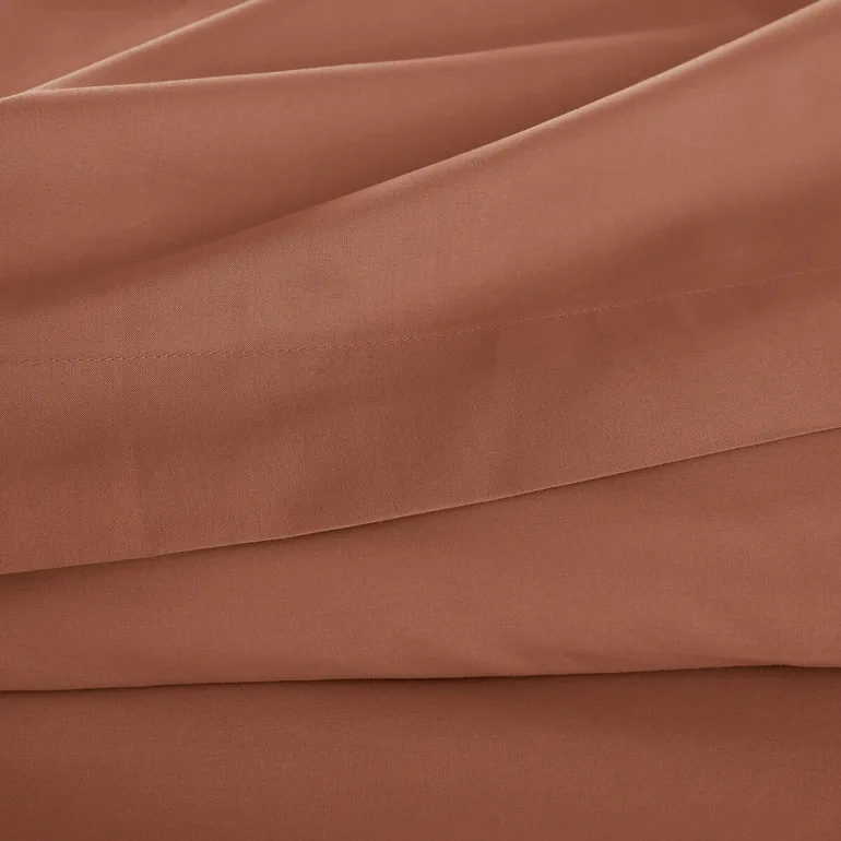 شرشف سرير قطن سادة بحواف مطاطية - 6