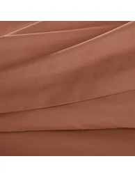 شرشف سرير قطن سادة بحواف مطاطية - 3