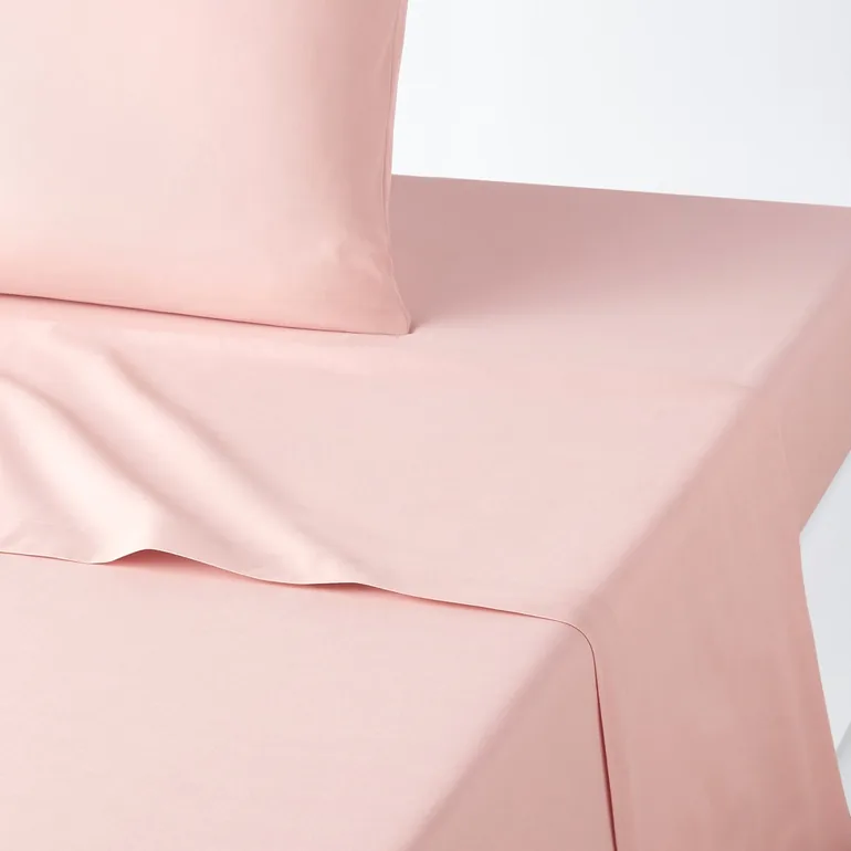 شرشف سرير قطن سادة - 1