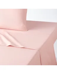 شرشف سرير قطن سادة - 1