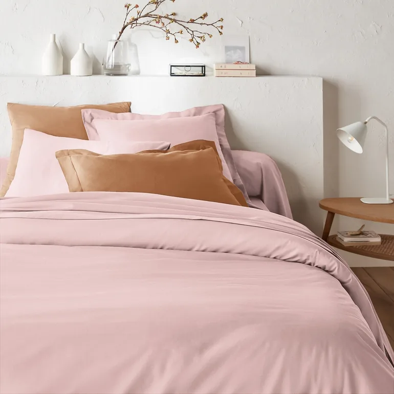 شرشف سرير قطن سادة - 4