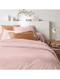 شرشف سرير قطن سادة - 4