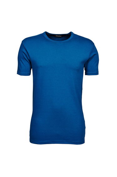 Tee Jays Mens Interlock Short Sleeve T-Shirt - Indigo