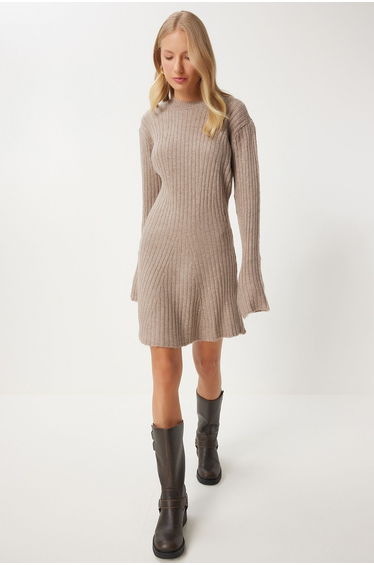 Women's Mink Corduroy Knit Dress
