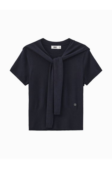 Women's Knit Top With Shoulder Detail