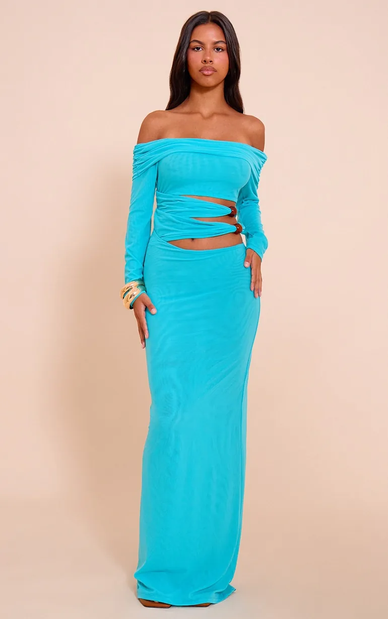 petite blue maxi dress Women's Petite Velvet Contrast Belted Maxi Dress, Blue