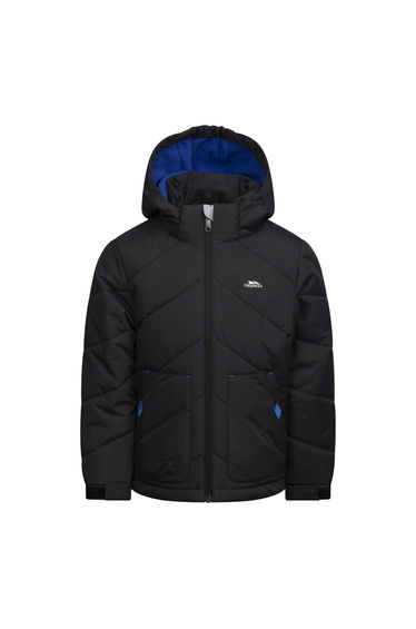 Trespass Boys Ryssa Logo Jacket - Black