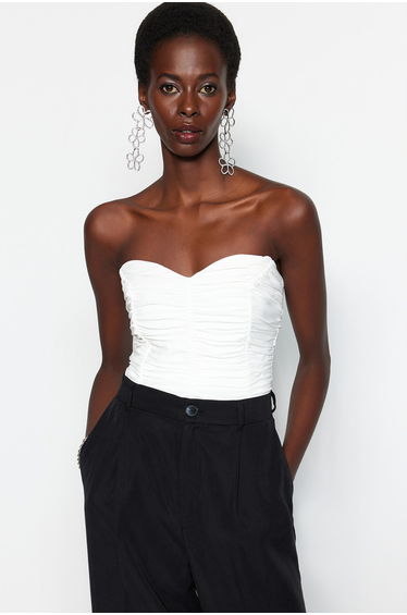 Bodysuit - Ecru - Fitted