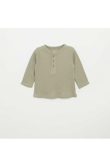 Henley T-shirt GREEN