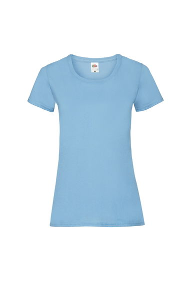 Fruit of the Loom Womens/Ladies Lady Fit T-Shirt - Sky Blue