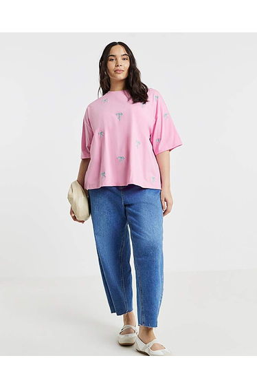 Bow Embroidery T-Shirt