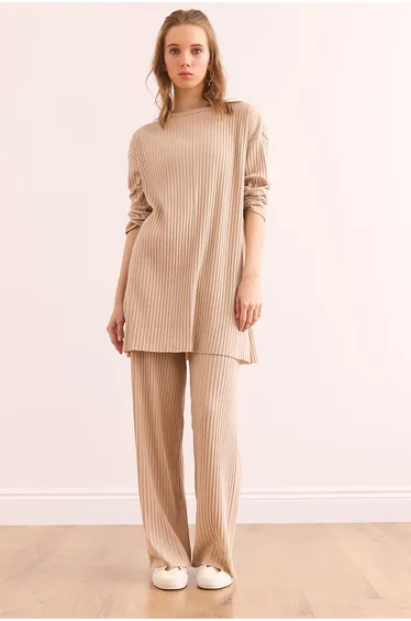 Two-Piece Set - Gray - Relaxed fit