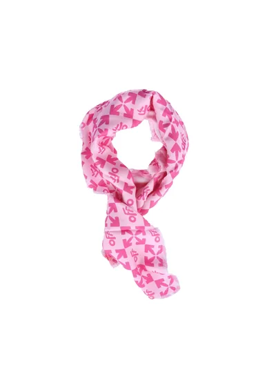 Accessories Off White Juniors Monogram Pashmina Scarf in Pink