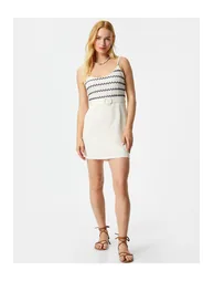 Melis Ağazat X Cotton - Belted Mini Dress with Straps