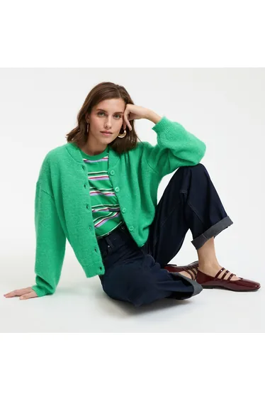 كارديغان لا ريدوت كولكشنز أخضر بأكمام طويلة