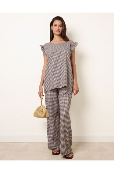 Two Piece Gingham Set