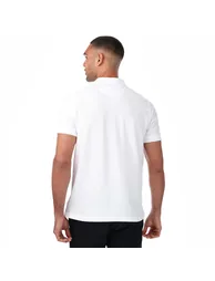 Men's Farah Cove Organic Modern Fit Polo Shirt in White - 1