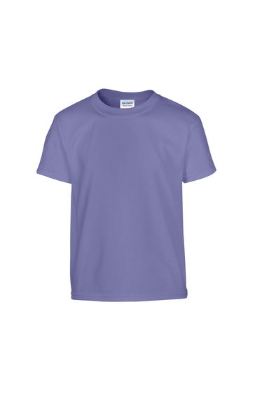 Gildan Childrens/Kids Plain Cotton Heavy T-Shirt - Violet