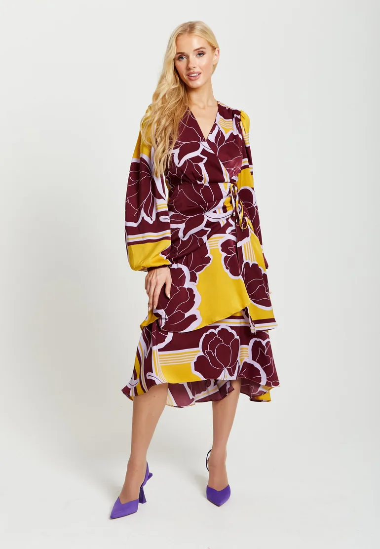 Women's Midi Wrap Dress