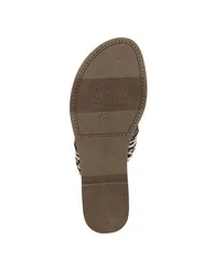 صندل سلايدر نسائي مزين بأحجار لون أسود - 6