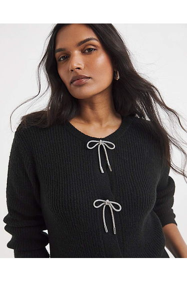 Simply Be Diamante Bow Cardigan product thumbnail 2