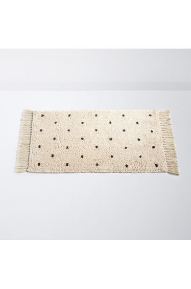 Ava Spotted 100% Cotton Terrycloth Bath Mat