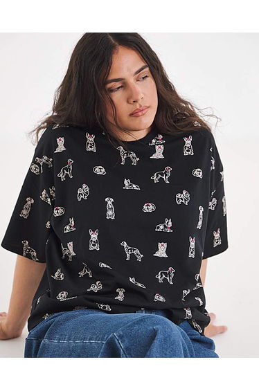 Dog All Over Printed Tee