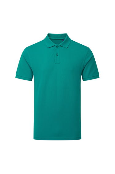 Asquith & Fox Mens Plain Short Sleeve Polo Shirt - Jade