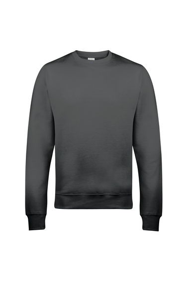 AWDis Just Hoods AWDis Unisex Crew Neck Plain Sweatshirt - Charcoal