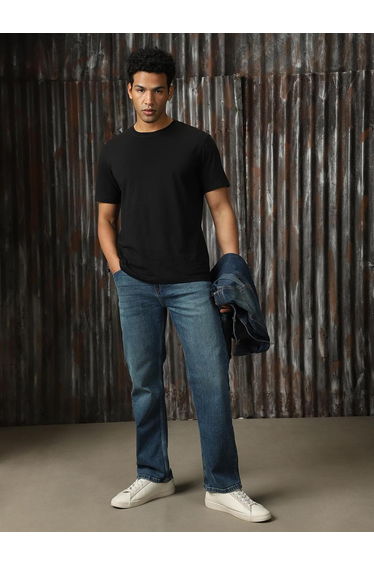 Mid Rise Regular Fit Faded Jeans