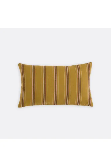 Oswald Striped Cotton Rectangular Cushion Cover