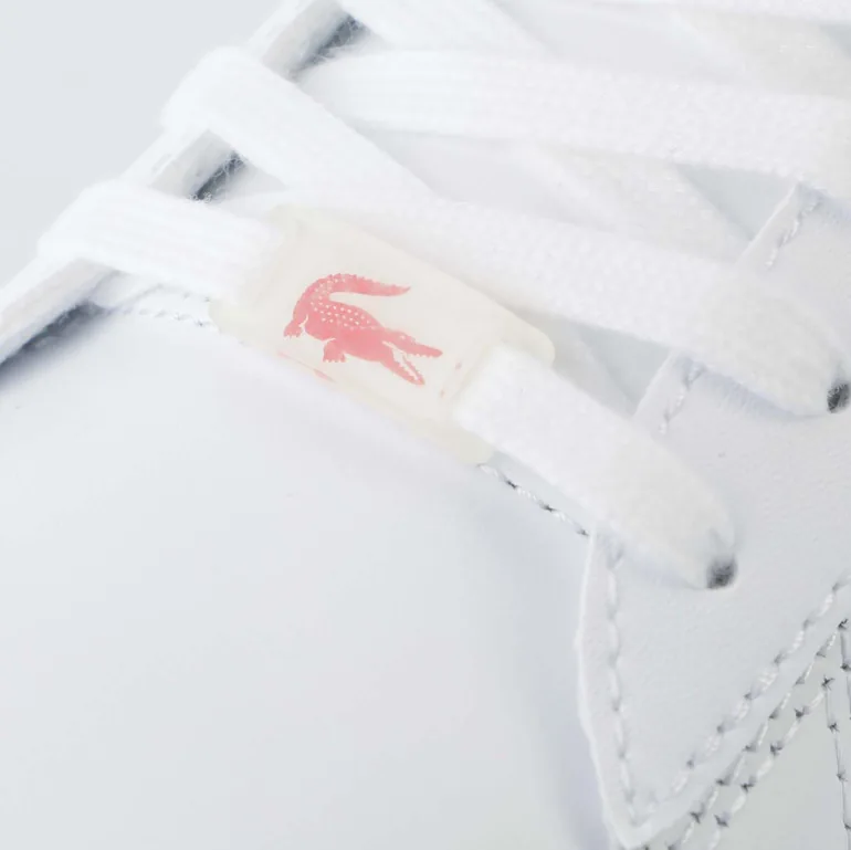 Women's Lacoste Carnaby Evo Trainers in White - 4