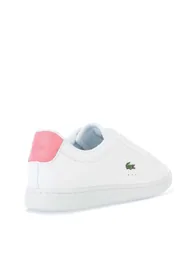 Women's Lacoste Carnaby Evo Trainers in White - 2