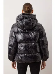 جاكيت شتوي منفوخ - أسود  - 3